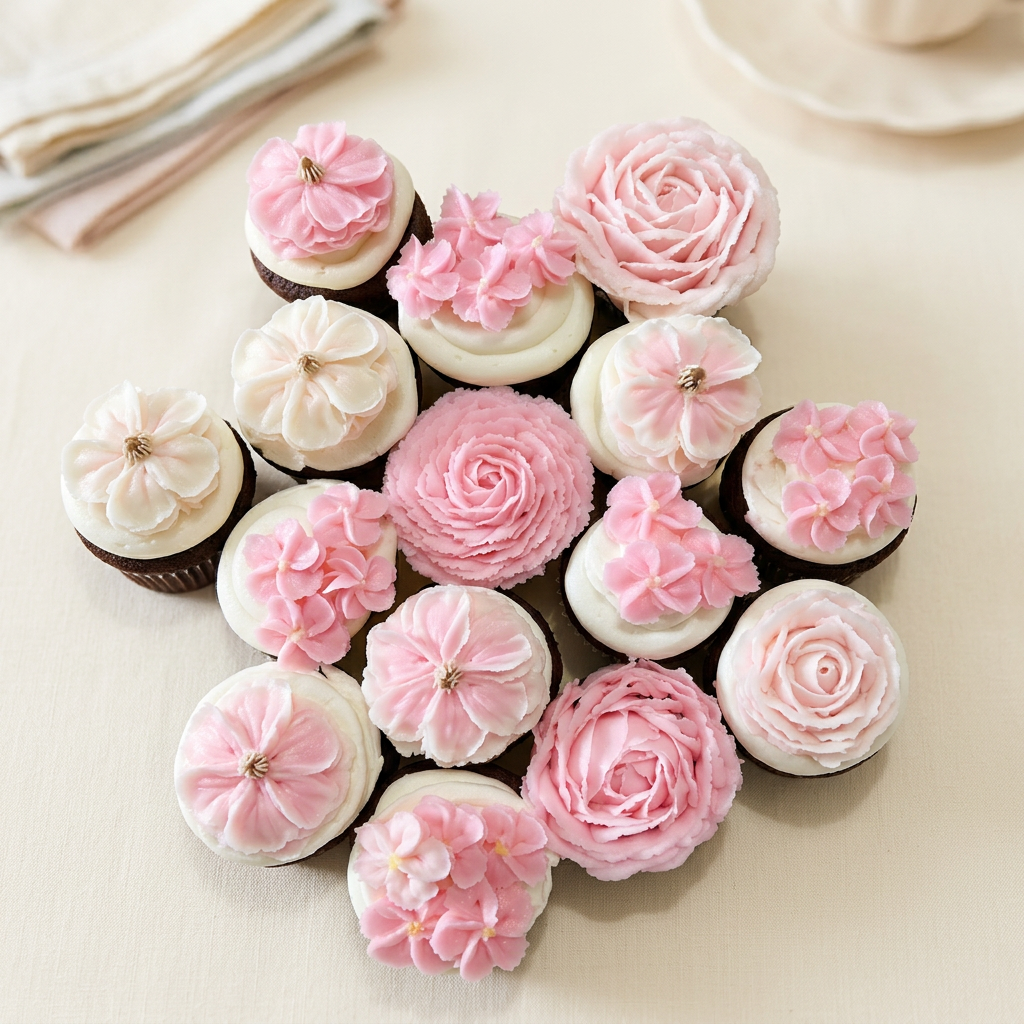 Cupcakes florales